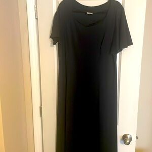 Formal Black Maxi Dress Sz 20